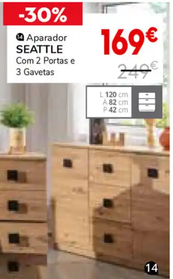 Conforama Seatle Aparador promoção