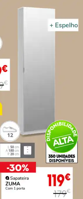 Conforama Zuma Sapateira promoção