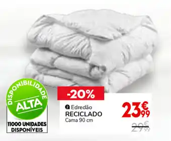 Conforama Edredão Reciclado Cama 90cm promoção
