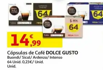 Auchan Cápsulas de Café Dolce Gusto 64 unid promoção