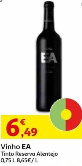 Auchan Vinho EA 0,75L promoção
