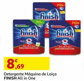 Auchan Detergente Máquina de Loiça Finish All in One promoção