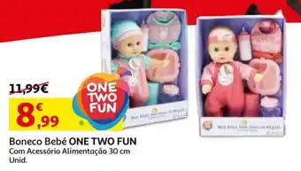 Auchan Boneco Bebé One Two Fun 30cm promoção