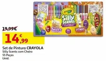 Auchan Set de Pintura Crayola 55 Peças promoção