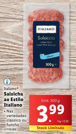 Italiamo Salsicha ao Estilo Italiano