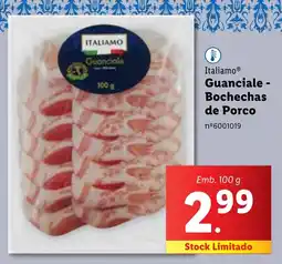 Lidl Italiamo Guanciale - Bochechas de Porco promoção