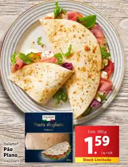 Lidl Italiamo Pão Plano promoção