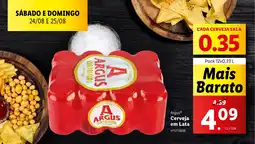 Lidl Argus Cerveja em Lata promoção