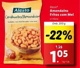 Alesto Amendoins Fritos com Mel