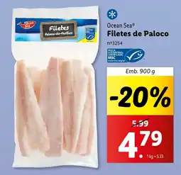 Lidl Ocean Sea Filetes de Paloco promoção