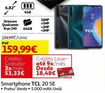 Auchan TCL 20 SE Smartphone promoção