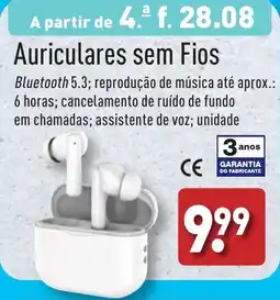 ALDI Auriculares sem Fios promoção