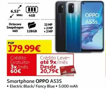 Auchan Oppo A53S Smartphone promoção