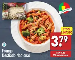ALDI Frango Desfiado Nacional promoção