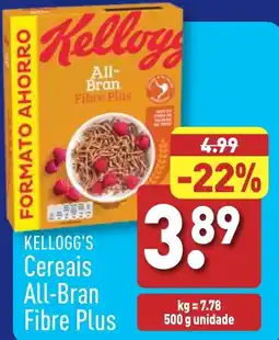 KELLOGG'S Cereais All-Bran Fibre Plus