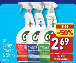 ALDI CIF Spray Power & Shine promoção