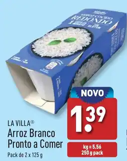LA VILLA Arroz Branco Pronto a Comer