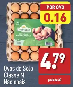 ALDI Ovos do Solo Classe M Nacionais promoção