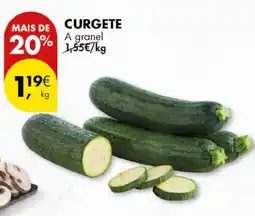 Pingo Doce Curgete promoção
