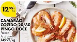Pingo Doce Camarão cozido 20/30 pingo doce promoção