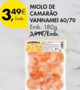Pingo Doce Miolo de camarão vannamei 60/70 promoção