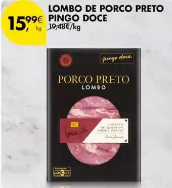 Pingo Doce Lombo de porco preto pingo doce promoção