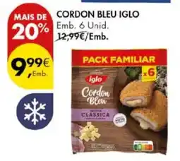 Pingo Doce Cordon bleu Iglo promoção