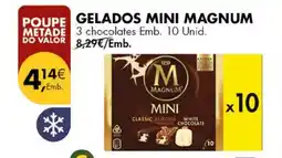 Pingo Doce Gelados Mini Magnum promoção