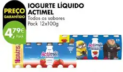 Pingo Doce Iogurte líquido Actimel promoção