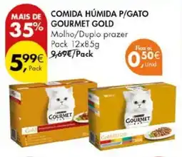 Pingo Doce Comida húmida p/gato gourmet gold promoção