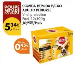 Pingo Doce Comida húmida p/cão adulto Pedigree promoção