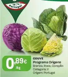 Intermarché Programa origens - couve promoção