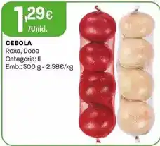 Intermarché Cebola promoção