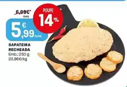 Intermarché Sapateira recheada promoção