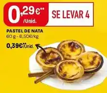 Intermarché Pastel de nata promoção
