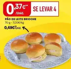Intermarché Pão de leite brioche promoção