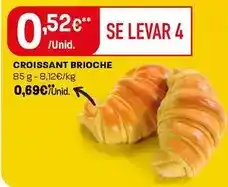 Intermarché Croissant brioche promoção