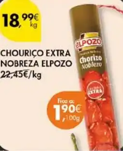 Pingo Doce Chouriço extra nobreza elpozo promoção