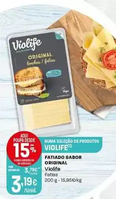 Violife - fatiado sabor original