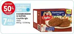 Intermarché Capitão iglo - 8 hamburgers s/ gluten promoção