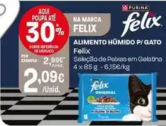 Intermarché Purina - alimento humido p/ gato felix promoção