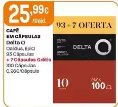 Intermarché Delta q - café em cápsulas promoção