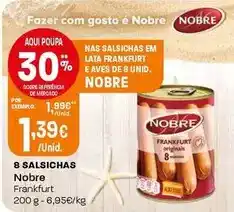 Intermarché Nobre - 8 salsichas promoção