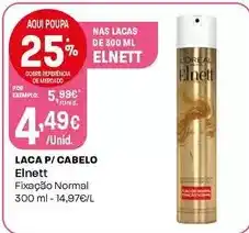 Intermarché Elnett - laca p/ cabelo promoção