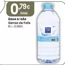 Intermarché Serras de fafe - água s/gas promoção