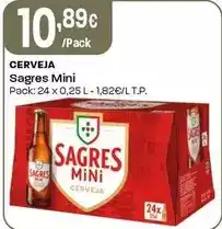 Intermarché Sagres mini - cerveja promoção