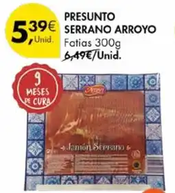 Pingo Doce Presunto serrano arroyo promoção