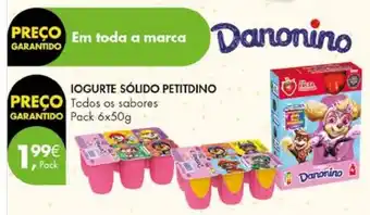 Pingo Doce Iogurte sólido petitdino promoção