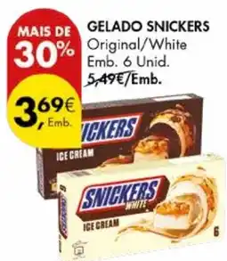 Pingo Doce Gelado snickers promoção