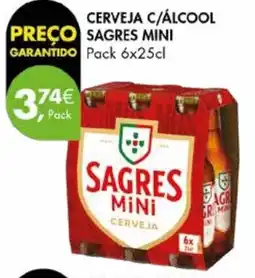 Pingo Doce Cerveja c/álcool sagres mini promoção